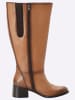 sheego Weitschaftstiefel in camel