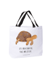 Mr. & Mrs. Panda Shopper Schildkröte MHerzieren mit Spruch in Weiß