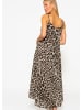 SASSYCLASSY Musselin Beach Kleid in Braun