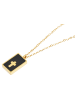 Adeliás Unisex Halskette mit Anhänger – aus Edelstahl in gold