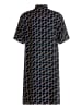 Betty Barclay Hemdblusenkleid mit Aufdruck in Dark Blue/Brown
