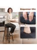 HOMCOM Barhocker-43,5L x 38B x 99H cm-Schwarz