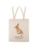Mr. & Mrs. Panda Uni Tasche Esel mit Spruch in Creme