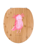 Mr. & Mrs. Panda Toilettendeckel Axolotl Glücklich ohne Spruch in Braun