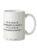 Mr. & Mrs. Panda Tasse Halbbruder Freundschaft mit Spruch in Weiß