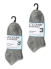 Schiesser Sneakersocken Uncover in Grau