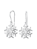 Alexander York Ohrringe SCHNEEFLOCKE in 925 Sterling Silber, 2-tlg. in silber