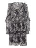 Kaffe Kleid KAalica A-shape in Black/Grey Abstract Graphic