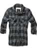 Brandit Hemd "Check Shirt Long Sleeve" in Schwarz