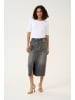 Kaffe Denimrock KAsinem Regular fit in Medium Grey Denim