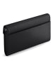 Lazarotti Bologna Leather Clutch Umhängetasche Leder 23 cm black