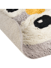 Beliani Kinderteppich WADDLES in Grau/Weiß/Gelb - (W) 100 x (L) 120 cm