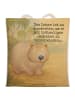Mr. & Mrs. Panda Tasche Wombat Design mit Spruch in Weiß