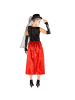 tectake Skelett-Aufdruck, rot