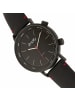 Simplify Die 3300 Lederarmbanduhr in Black