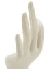 Mauro Ferretti Statuette aus cremefarbenem Kunstharz, 14 x 10 x 24 cm
