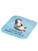 Mr. & Mrs. Panda Topflappen Pinguin Lachen mit Spruch in Eisblau