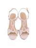 Ital-Design High-Heel Sandalette in Beige