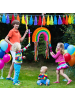 relaxdays 4tlg. Pinata Set "Regenbogen" in Bunt