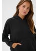 Kaffe Trackjacket-sweat KAannika Loose fit in Black Deep
