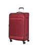 D&N Travel Line 9504 - 4-Rollen-Trolley L 76 cm erw. (dark red) in dark red