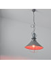 Licht-Erlebnisse Pendelleuchte (B)34.5 x (H)140 cm in Grau/Kupfer-Optik