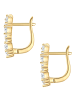 Rafaela Donata Ohrringe aus Sterling Silber mit Zirkonia in gelbgold