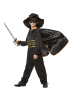 tectake In Schwarz gehaltenes Zorro-Outfit, schwarz