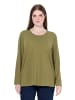Ulla Popken Shirt in avocado grün