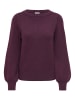 JDY Strickpullover in Winetasting