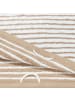 Erwin Müller Jacquard Handtuch 4er-Pack Streifen Konstanz in cappuccino