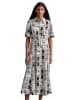 Marc O'Polo Print-Kleid flared in multi/muted blue