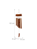 relaxdays Windspiel "Tempel" in Braun - (B)15 x (H)62 cm