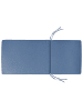 Beliani 4er-Set Gartenstuhl JAVA PREMIUM in Braun/Blau