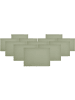 Ritzenhoff & Breker 12er Set Platzmatten Mistral 43 x 30 cm in Hellgrün