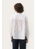 PART TWO Bluse langarm NatalePW Oversize fit in Bright White Gold Embroidery
