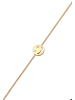 Elli Armband 925 Sterling Silber mit Smiling Face, Smiling Face in Gold