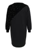 ONLY Carmakoma Sweatshirt-Kleid in Black