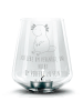 Mr. & Mrs. Panda Gravur Glas Axolotl Niedlich mit Spruch in Transparent