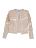 TOOCHE Jacke & Mantel "Cardigan Muster" in beige