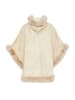 osha Poncho in Beige