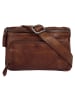 SPIKES & SPARROW Gürteltasche echt Leder in cognac