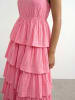Vero Moda Mehrlagiges Kleid in Pink Cosmos