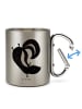 Mr. & Mrs. Panda Tasse Stinktier Handstand ohne Spruch in Silber