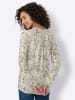 Heine Jersey-Bluse in champagner-ocker-bedruckt