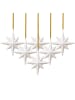 like. by Villeroy & Boch 6er Set Ornamente Stern Winter Glow beige in beige