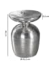 FineBuy Beistelltisch in Silber / Aluminium / 36x36x36