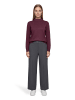 Betty Barclay Basic-Strickpullover mit Stehkragen in Maroon Banner