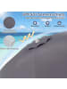 COSTWAY Sonnenschirm Strand in Grau