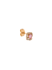 faina Women Stud Earrings in Rose Gold Pink